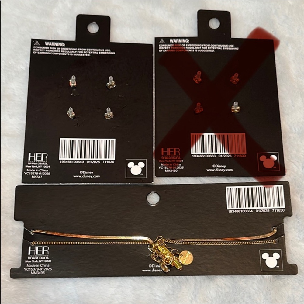 Disney Jewelry Set NWT ALDI - Picture 5 of 5
